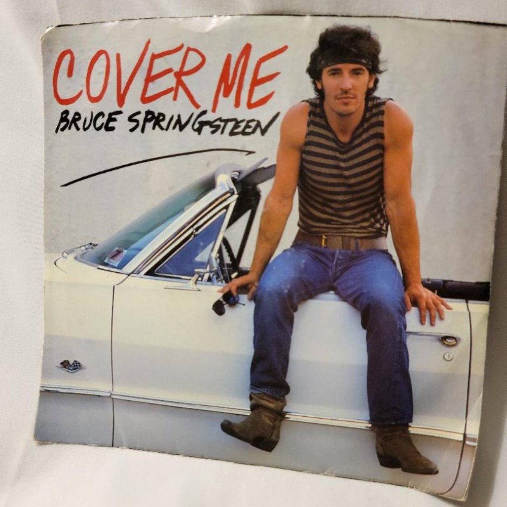 Bruce Springsteen 45 Vinyl 7” Cover Me/Jersey Girl 1984